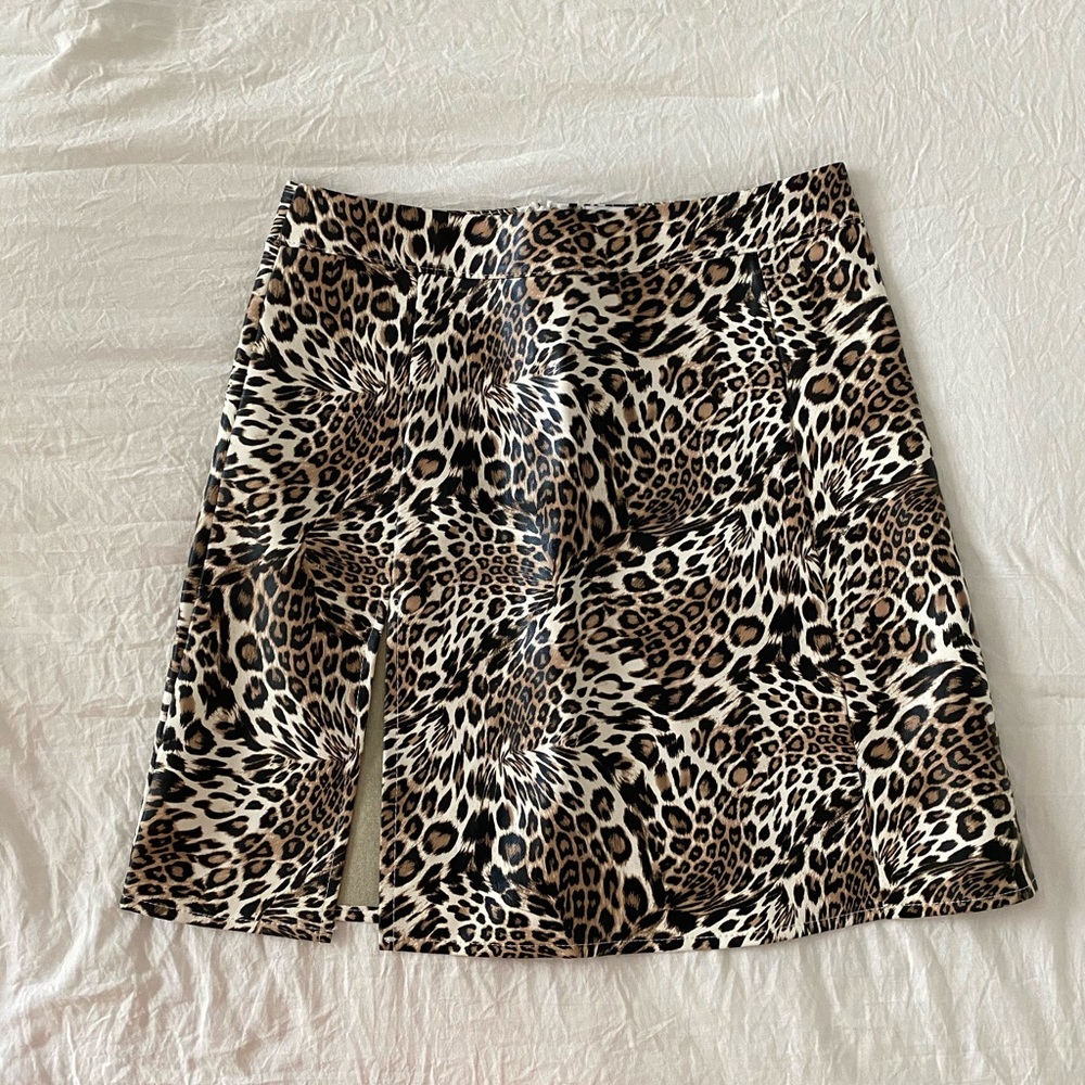 Princess Polly Leopard Skirt